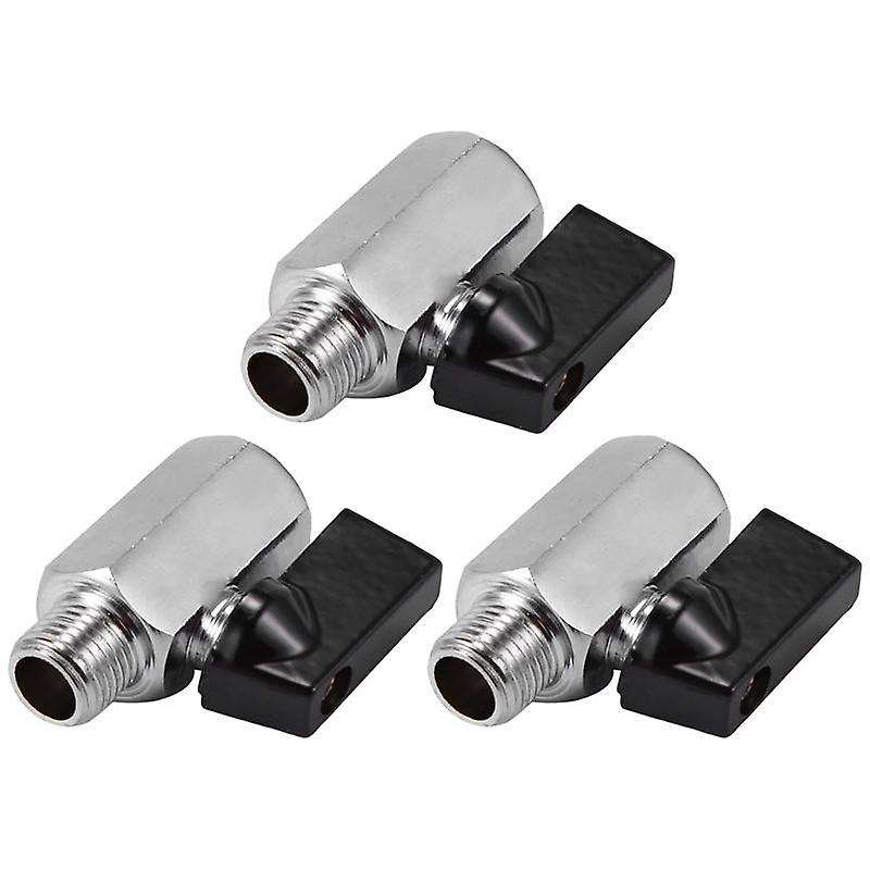 Chrome Brass 1/4inch Bsp Ball Valve Threads Tap