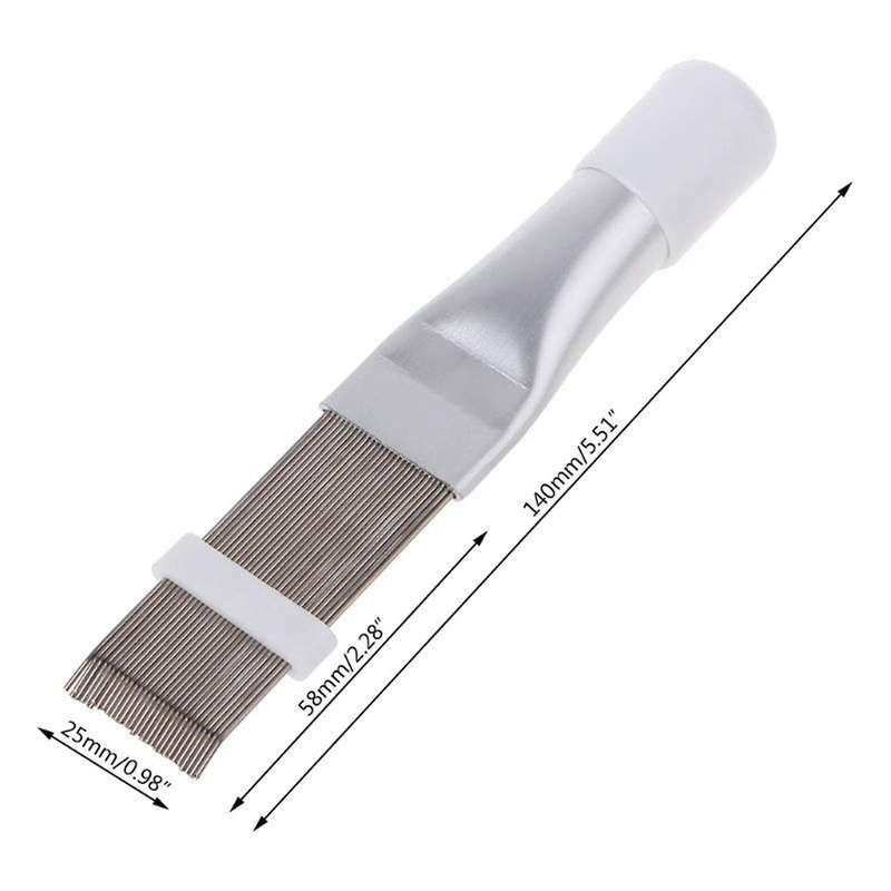 3pcs Air Conditioner Manual Cleaning Tool Stainless Steel Fin Comb