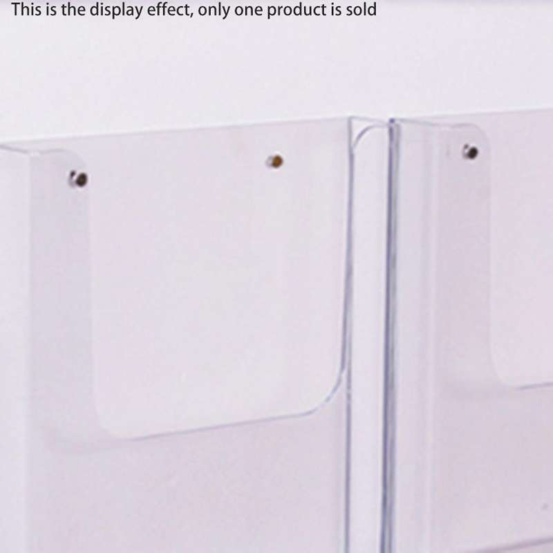 Letter Mail Organizer Wall Mount Hook Acrylic Home Office Decoration