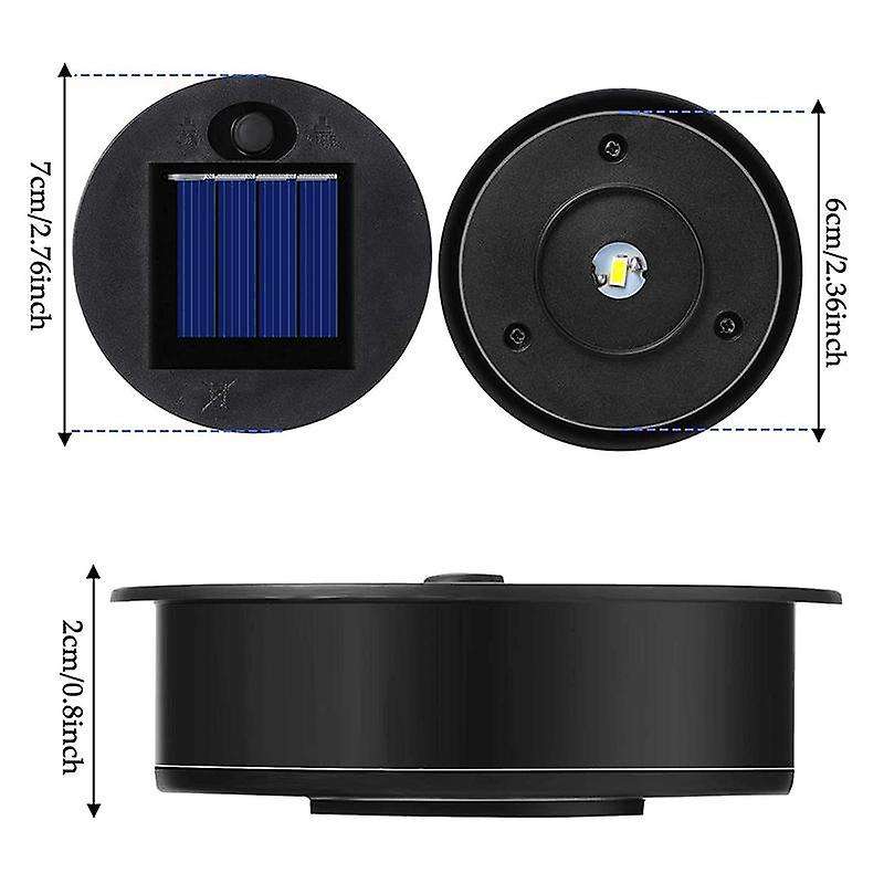 4 Pieces Replacement Solar Light Tops Outdoor Hanging Lantern Light