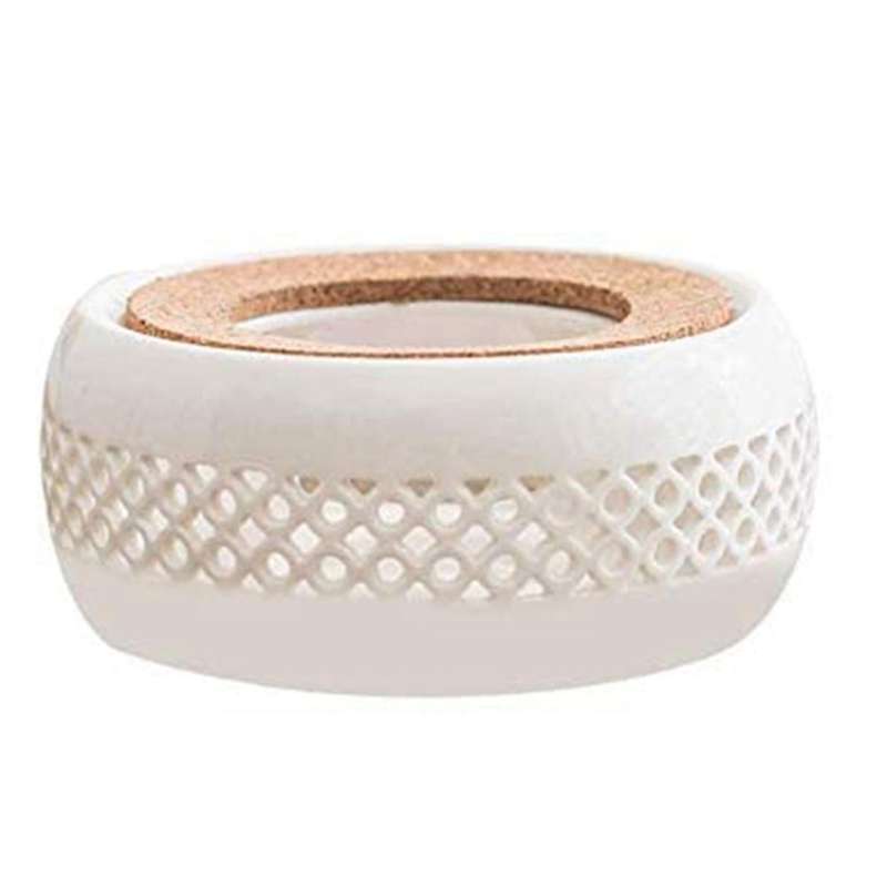 Ceramic Teapot Warmer, Teapot Warmer with Cork Cushion