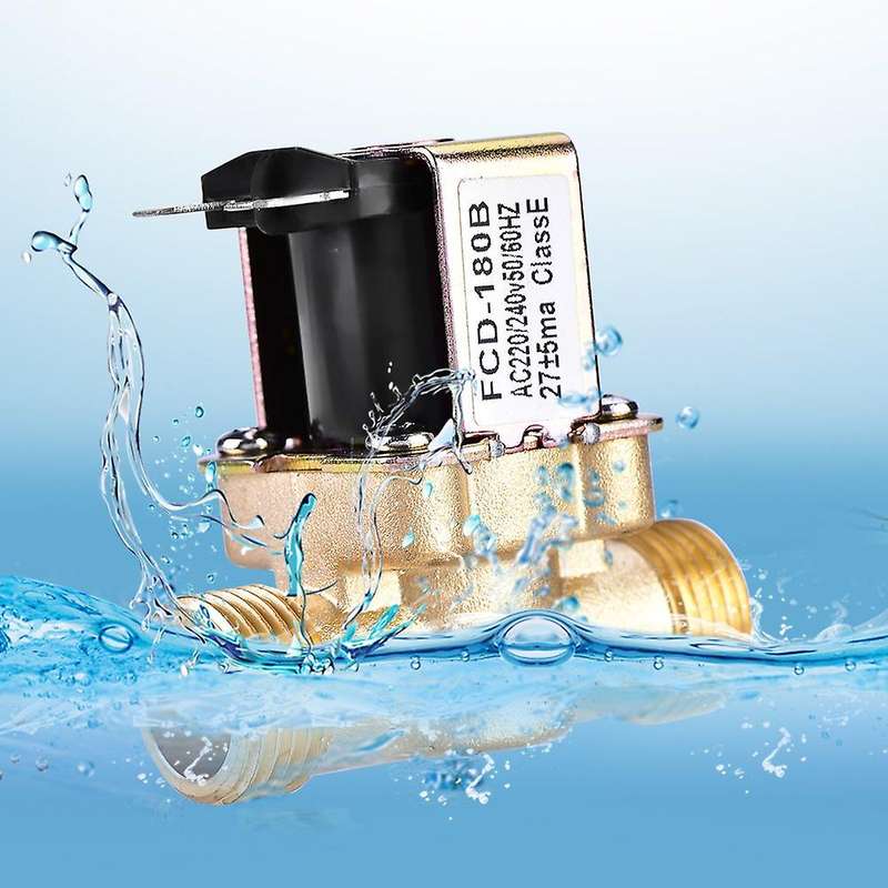 Ac 220v Normally Closed Brass Electric Solenoid Magnetic Valve