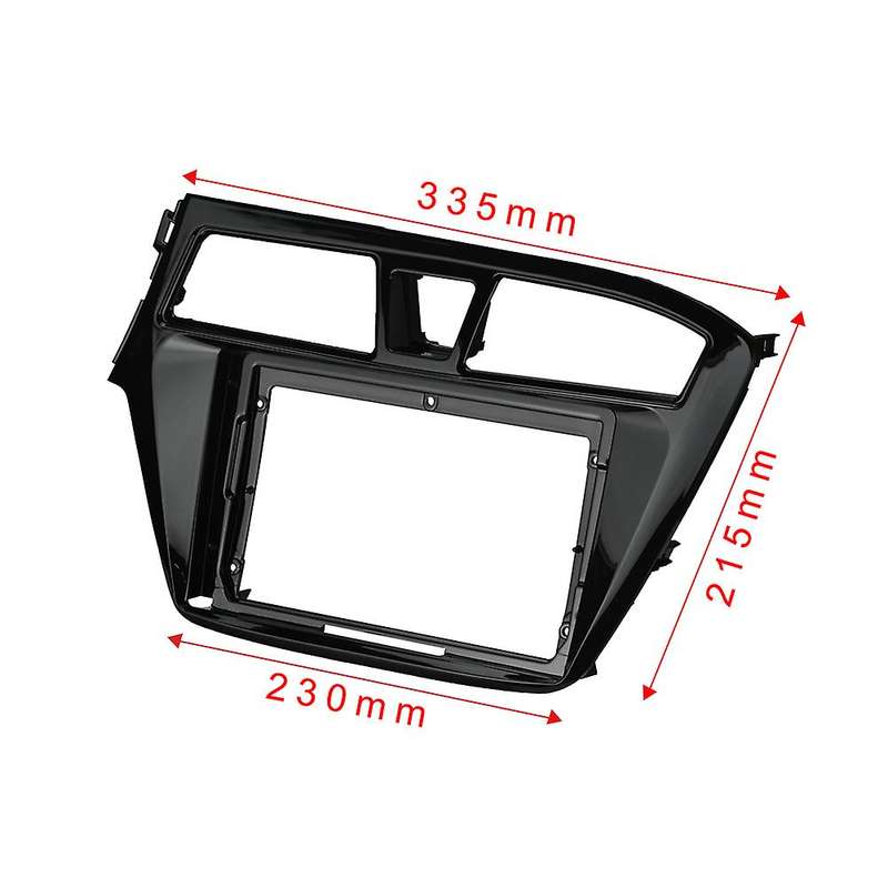 9 Inch 2 Din Car Stereo Radio Fascia Panel for Hyundai I20 2014-2017