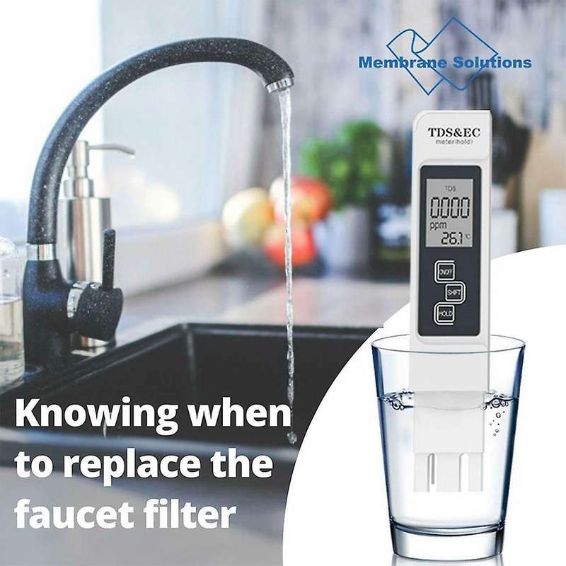 Tds Ec Meter Digital Water Quality Tester 0-9999 Ppm Measurement