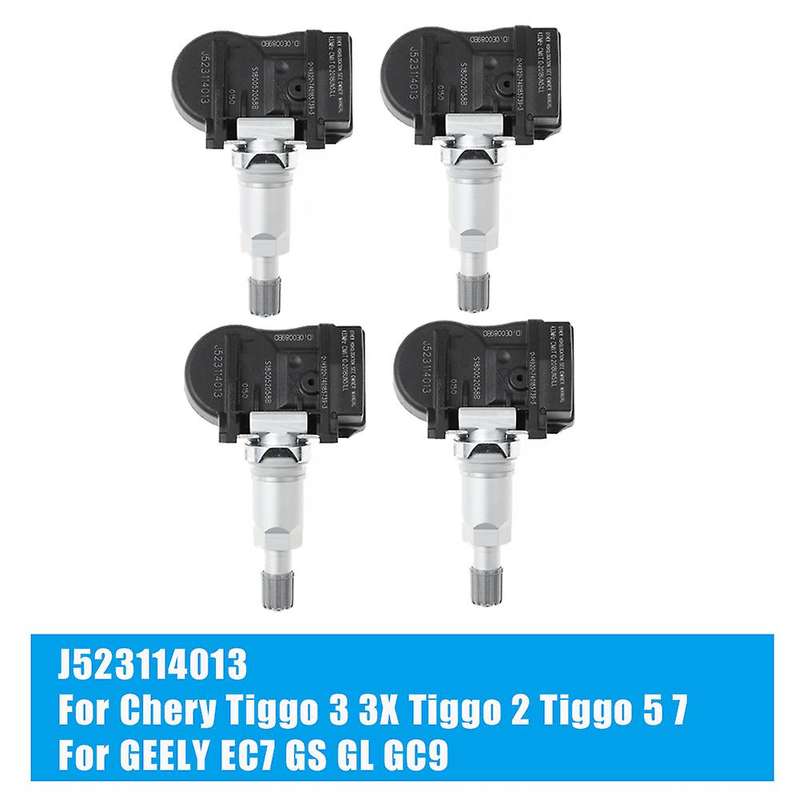 4pcs Tpms Tire Pressure Monitoring Sensor J523114013 for Chery