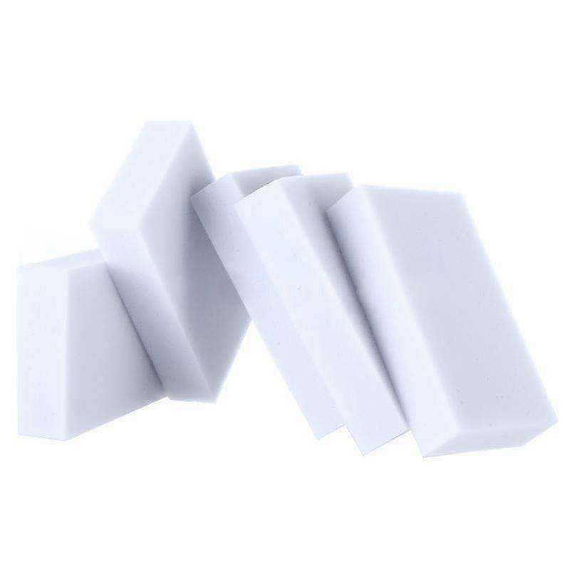 100pcs Eraser Foam Cleaner Magic Sponge Multi-functional White