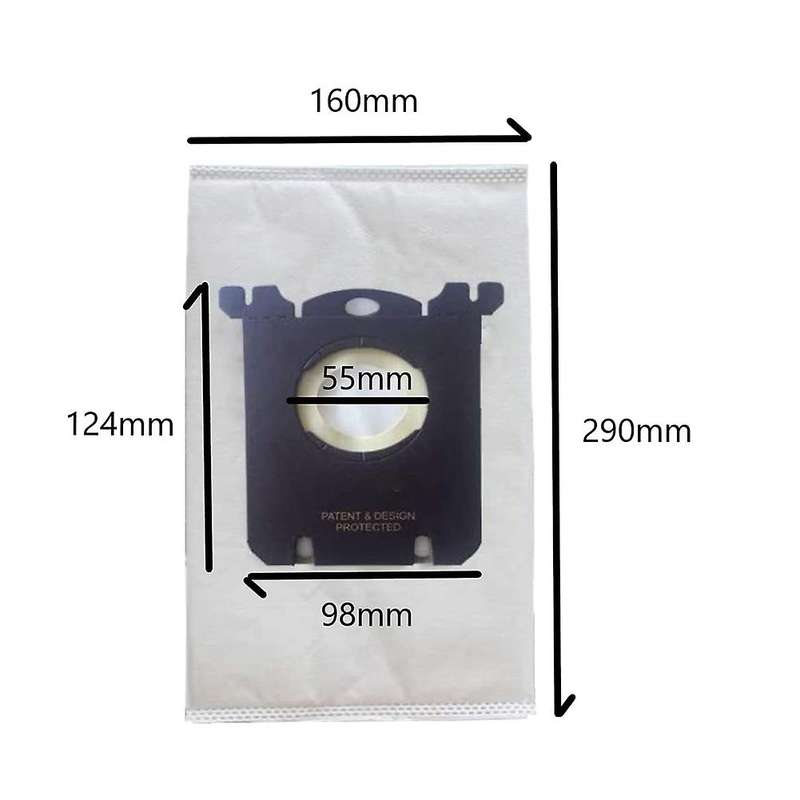 Replacement Vacuum Bag Dust Bag Compatible for Electrolux S Bag