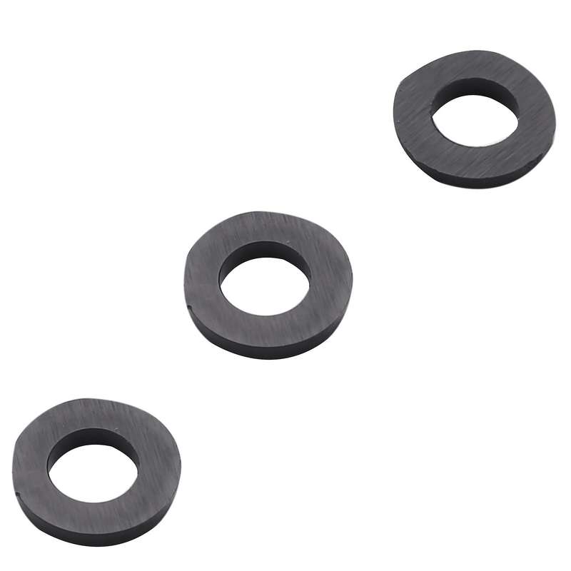 M3 X 6mm X 1mm Nylon Insulating Washers Gaskets Spacers Black 200pcs