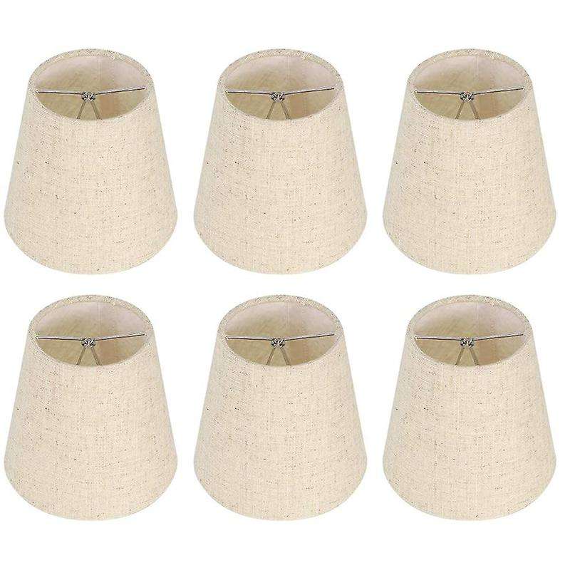 Small Lamp Shade Clip On Bulb Set Of 6 for Table Chandelier Wall Lamp