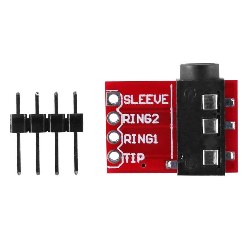 Trrs 3.5mm Jack Breakout Board Headphone Audio Mp3 Connector Module