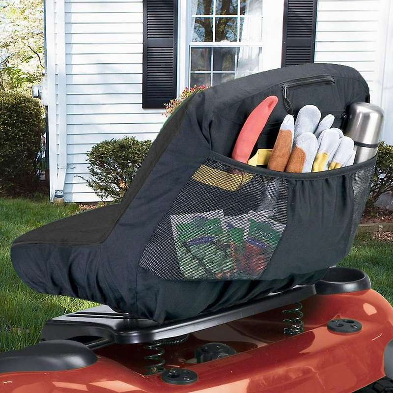 Universal Riding Lawn Mower Tractor Seat Cover Padded Comfort Pad
