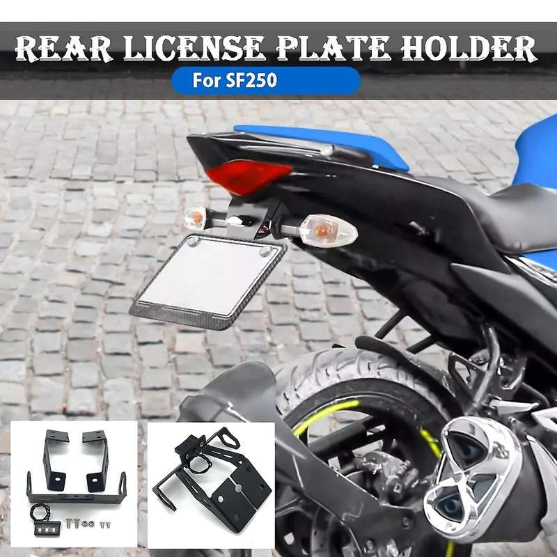 For Suzuki Gixxer 150 250 Sf250 2020 2021 2022 License Plate Holder