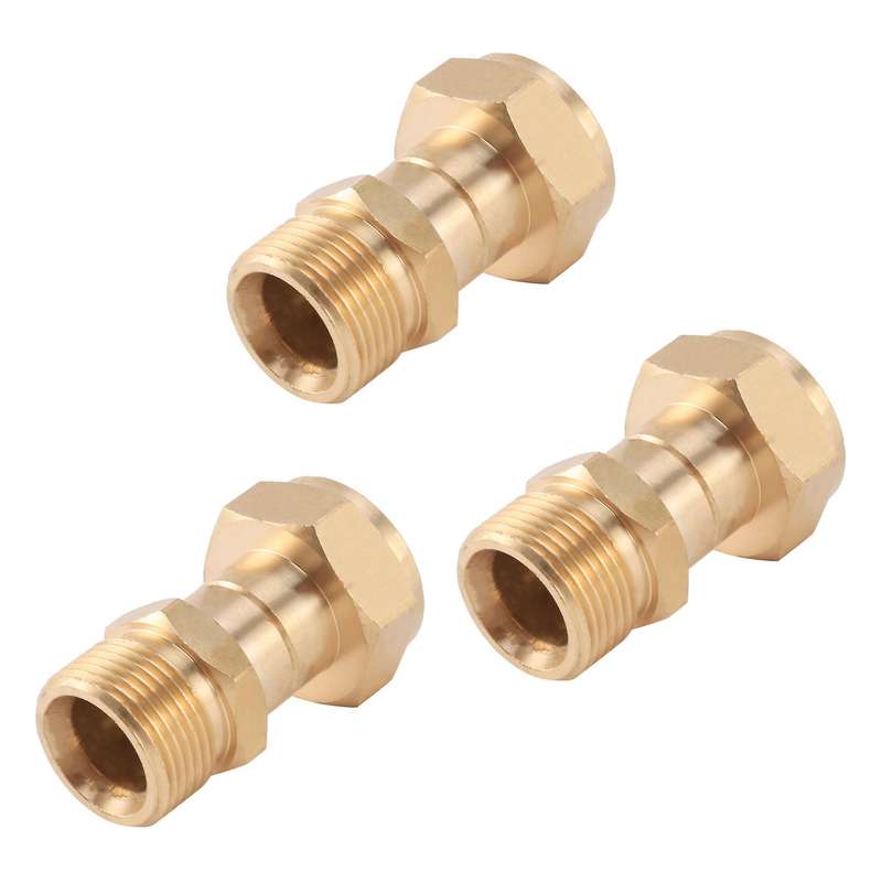 Pressure Washer Swivel Joint, Metric M22 14mm Connection, 3000 Psi