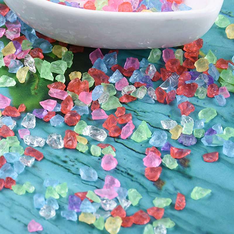 Beach Glass Beads Diy Crystal Epoxy Filler Uv Glue Crystal Sea Glass