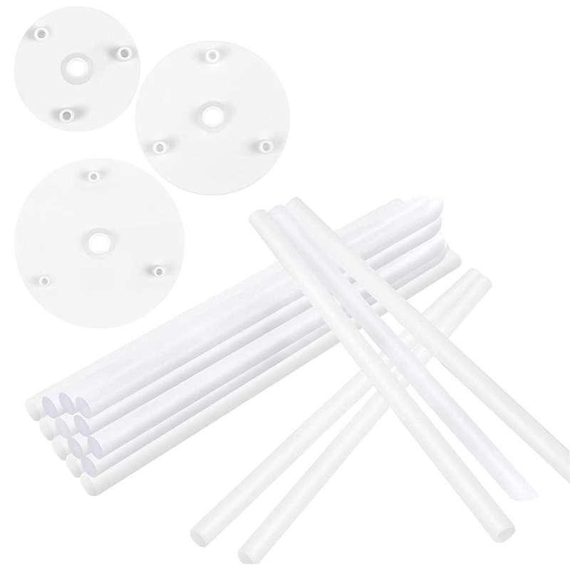 Cake Supports - Pack Of 18 Cake Stands, Reusable Dowel Rods
