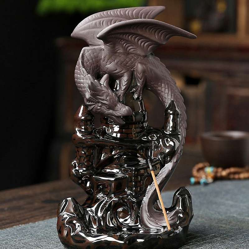 Incense Waterfall Incense Burner Ceramic Waterfall Smoking Room Decor