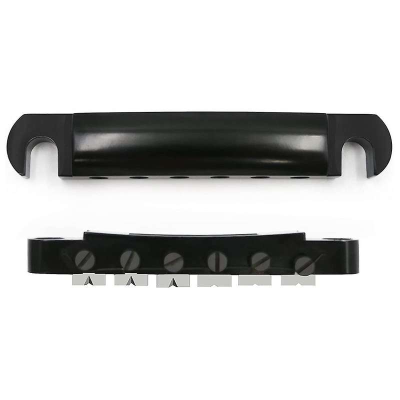 Bridge and Tailpiece Set for Abr-1 Les Paul Lp Electric Guitar,black