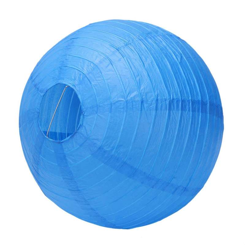 1 X Chinese Japanese Paper Lantern Lampshade, 40cm(16 Inch) Navy Blue
