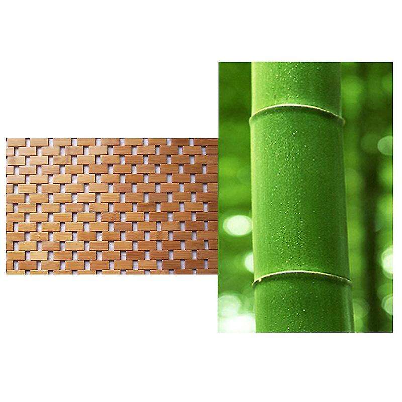 Teak Wood Bath Mat Feet Shower Floor Natural Bamboo 50x70cm