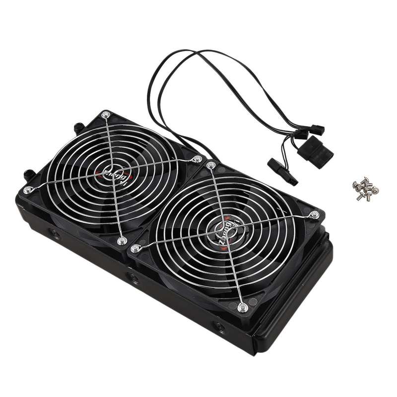 Aluminum 240mm 10 Pipe Water Cooling Row Heat Exchanger Radiator