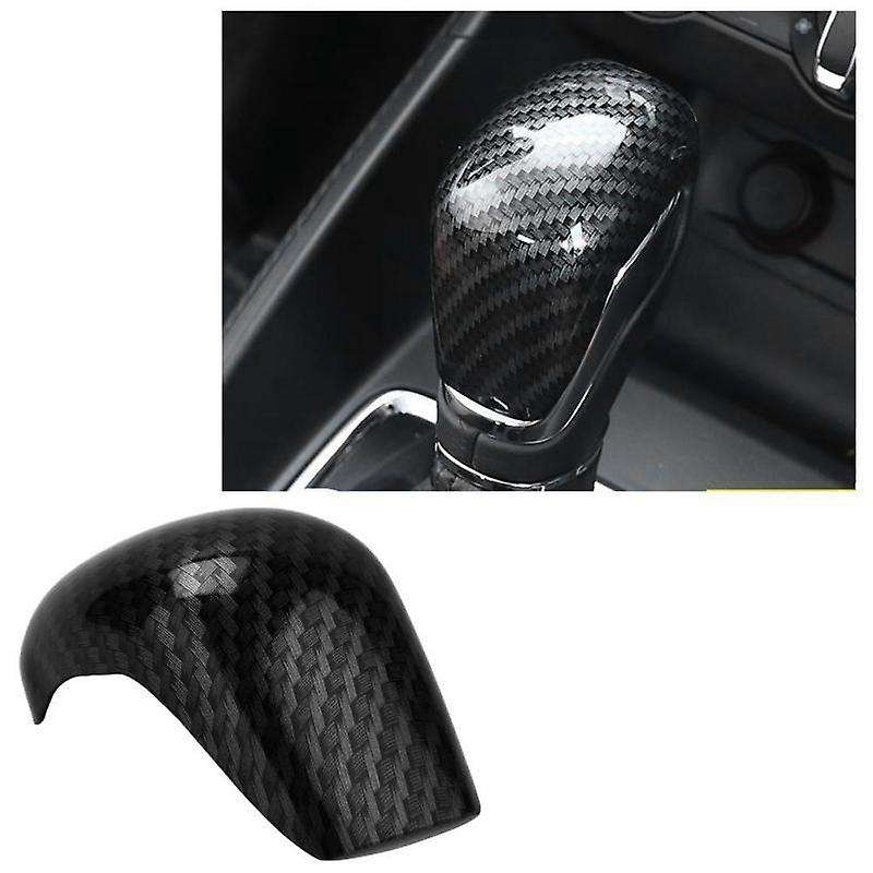 For Mg Zs 2017 - 2020 Ev Mg6 Carbon Fiber Gear Shift Knob Head Trim