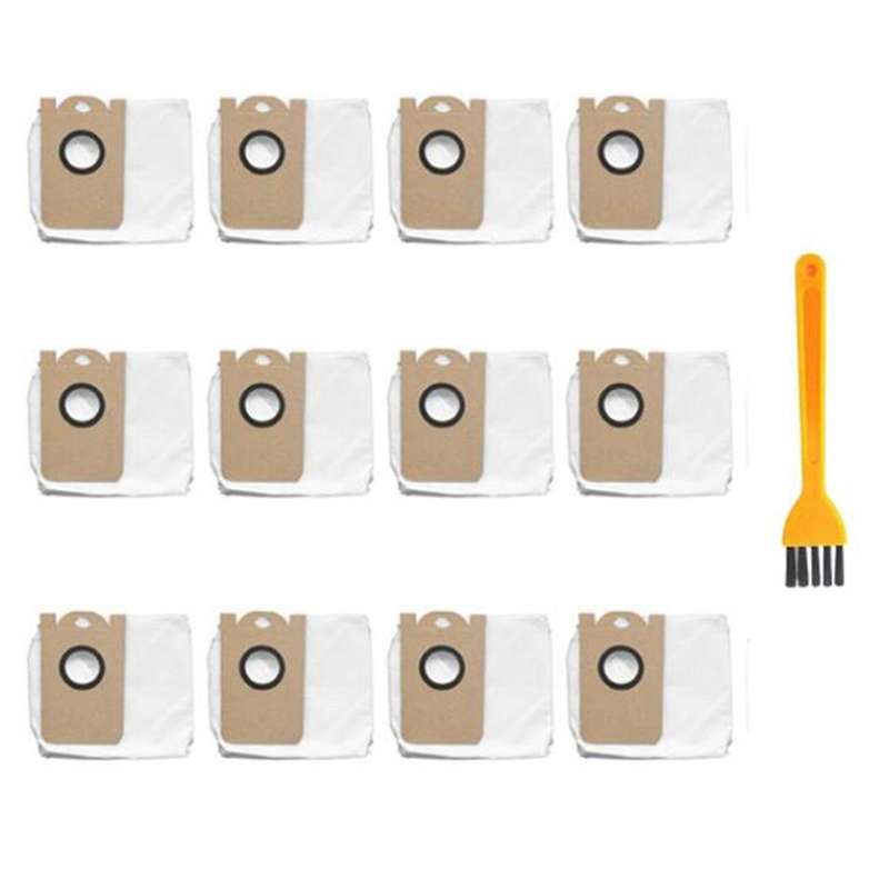 12 Pcs Leak Proof Dust Bag for Proscenic M7 Pro M8 Pro Robot Vacuum