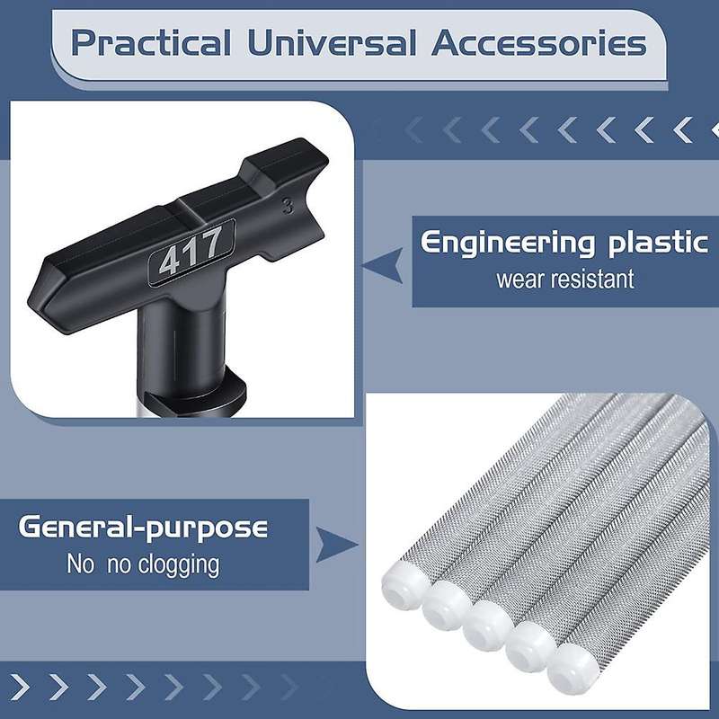 5pcs Spray Tips Reversible Airless Paint Sprayer Nozzle Tips
