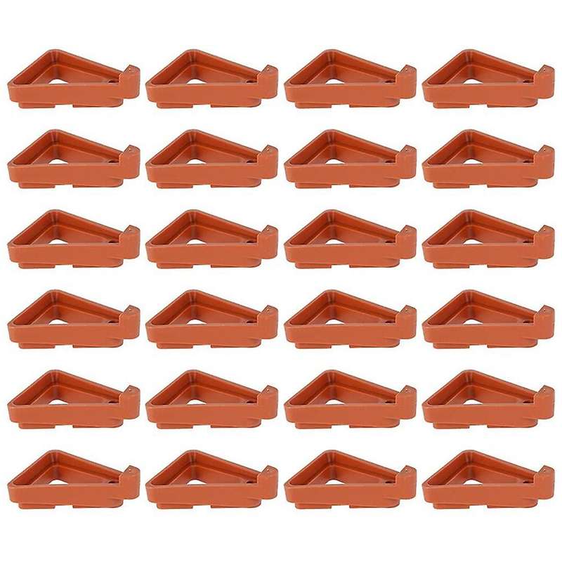 Flower/plant Pot Feet, 24pc Invisible Flower Pot Risers Feet