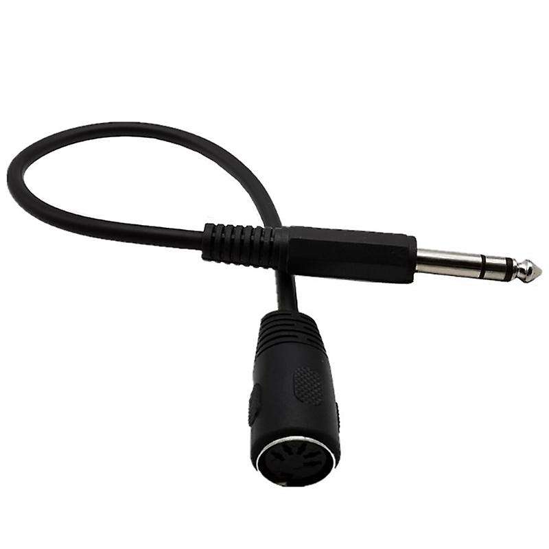 Midi Cable,5-pin Din Female to Monoprice 6.35mm (1/4 Inch) Male Cable