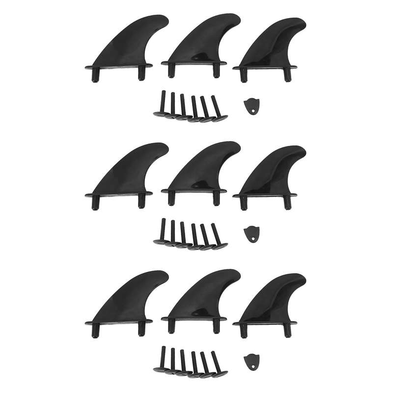 3x Surfboard Fin Kits Soft Top Foam Accessories for Surfing