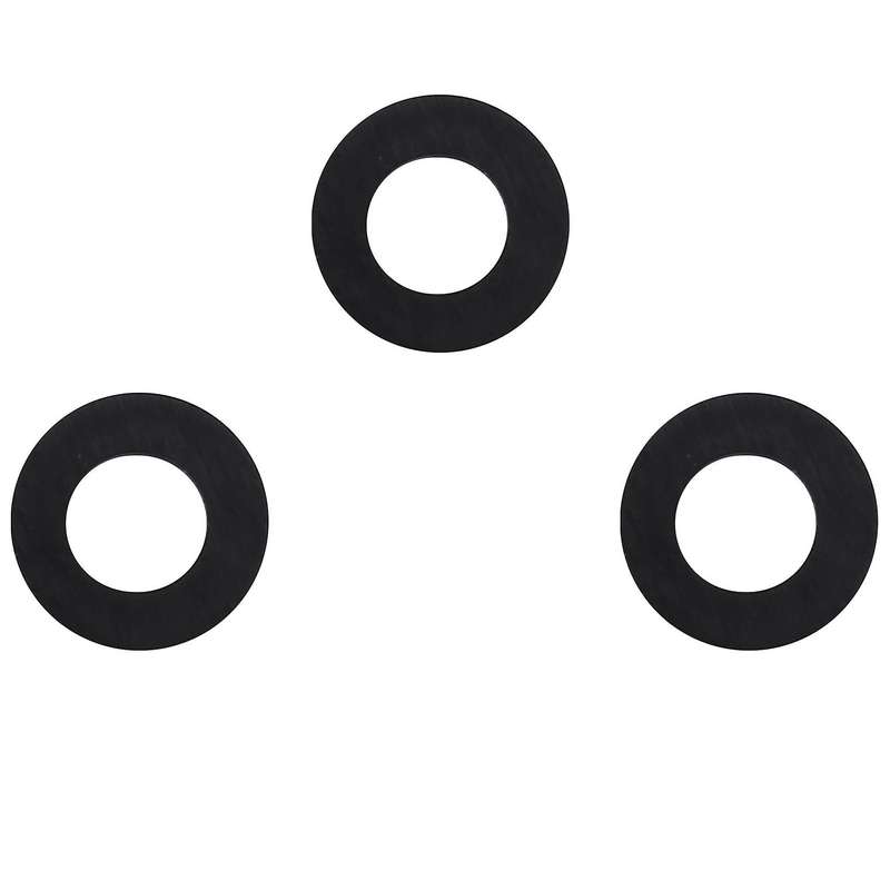 M3 X 6mm X 1mm Nylon Insulating Washers Gaskets Spacers Black 200pcs