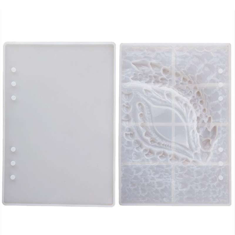 2pcs Diy Book Cover Crystal Epoxy Resin Mold