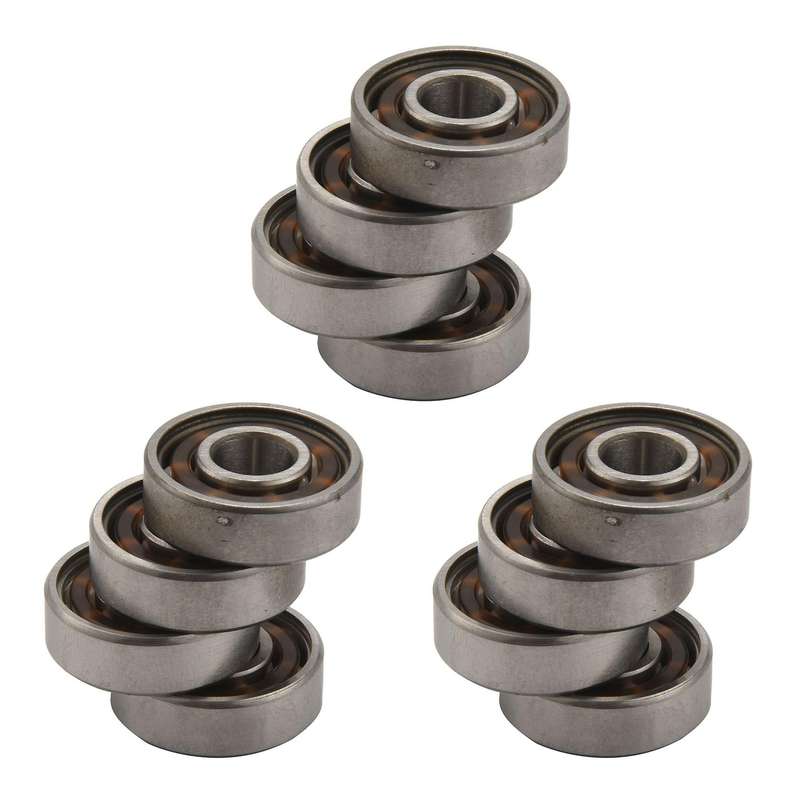 4pcs 608 Ceramic Scooter Bearings High Precision Rating Long Lasting