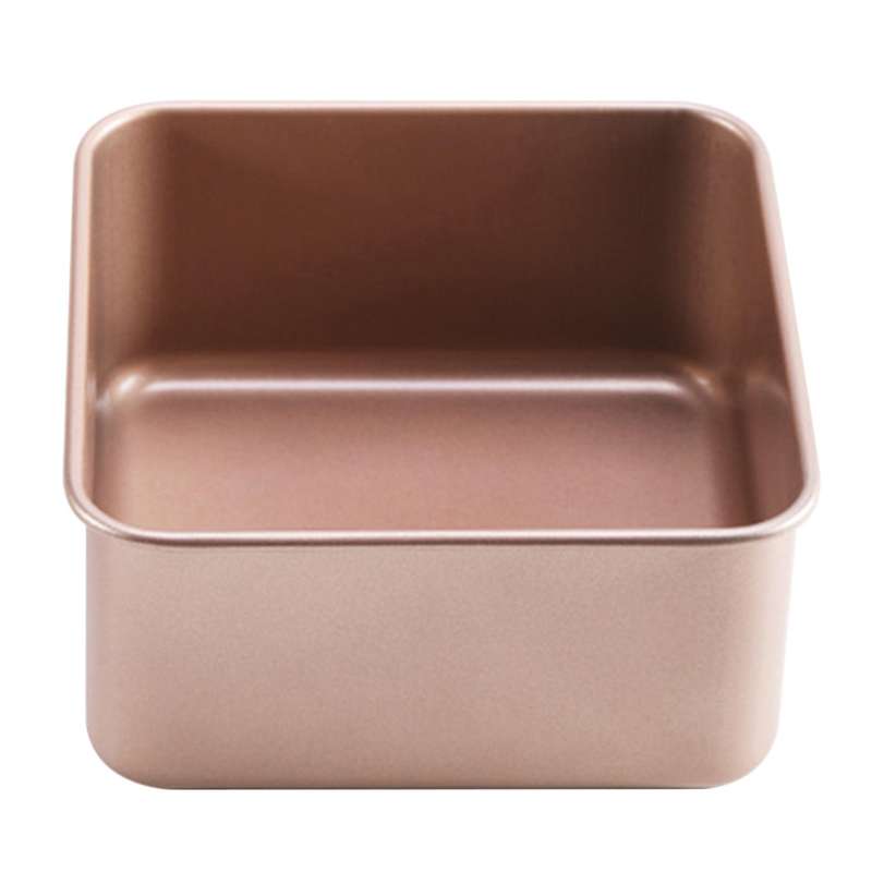 Gold Square Cake Mould Thickening Non-stick Ancient Baking Tray