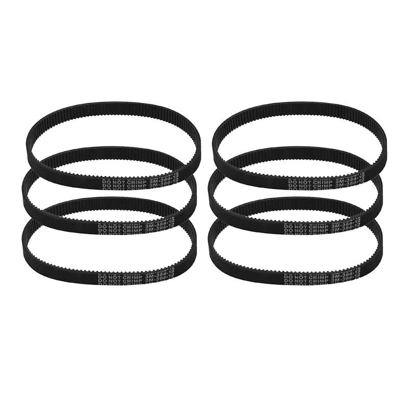 3pcs 3m-384-12 Drive Belt for Electric Bike E-bike Scooter Motorcycle