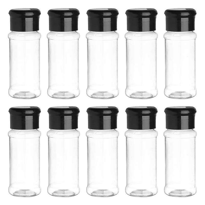 Containers Salt Pepper Seasoning Jar Perfect with Sifter Lid Caps