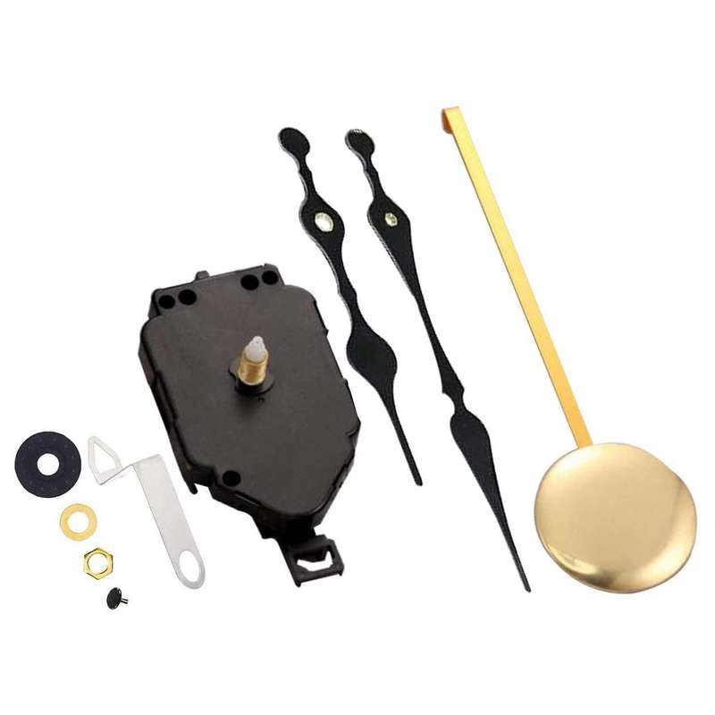 Quartz Pendulum Clock Movement Mechanism Diy Kit with 3 Pairs Hands