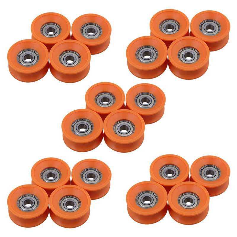 4pcs 6x30x13mm Plastic Coated Sealed Bearings Steel 606zz Deep Wheel