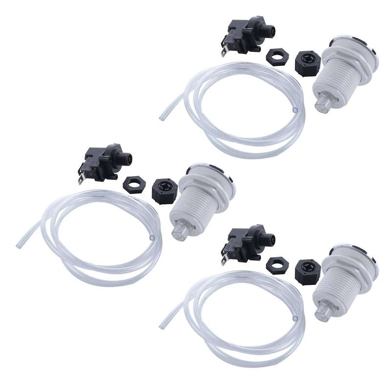 16a On Off Push Button Switch Whirlpool Jet for Bath Tub Spa Garbage