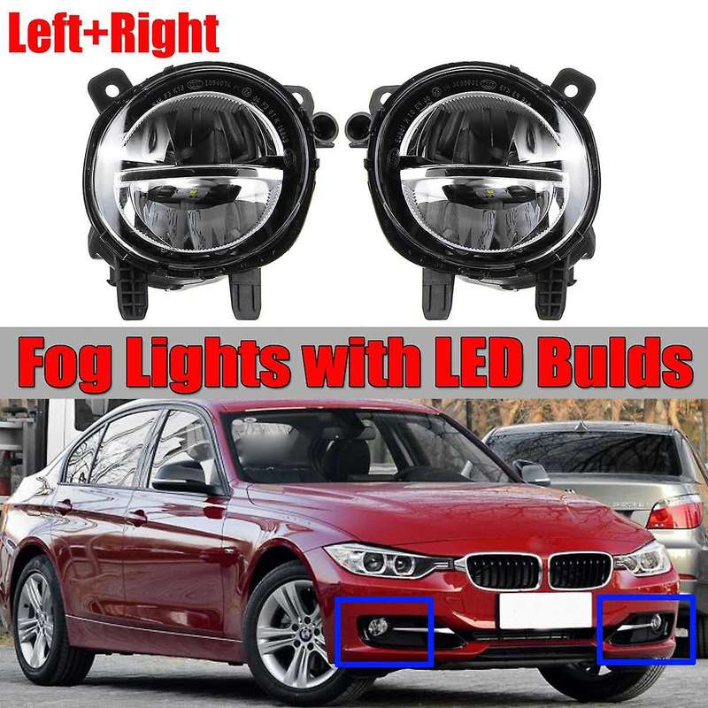 A Pair Car Front Led Fog Light For-bmw F20 F22 F30 F35 Lci W