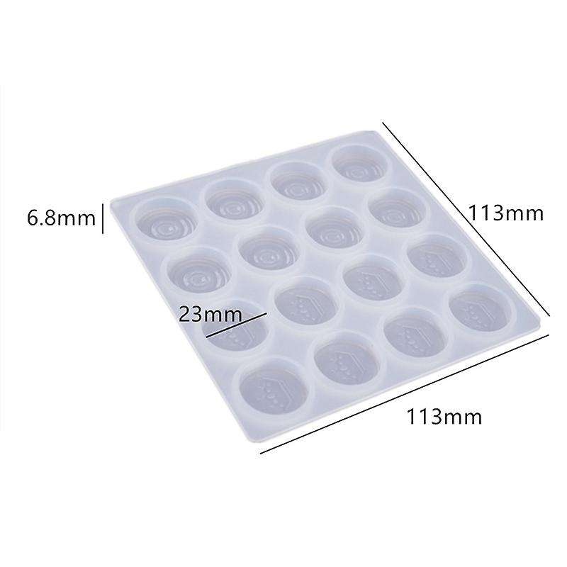Diy Chess and Checkers Silicone Making Mold 113x113mm
