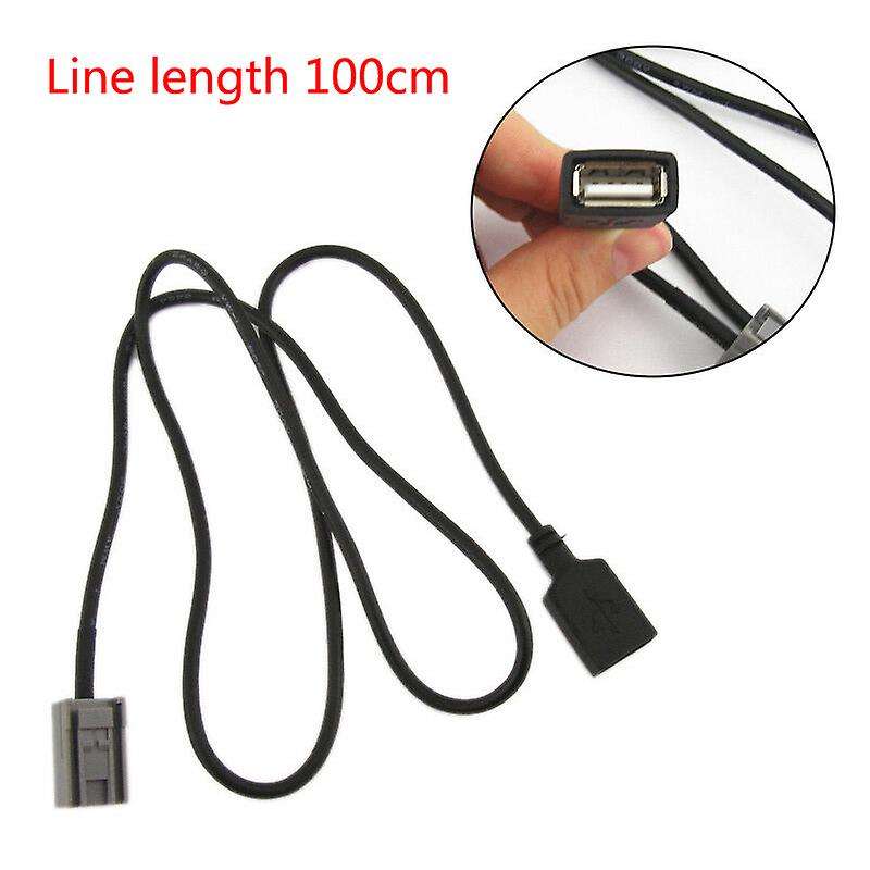 Car Aux Usb Cable Adapter for Honda Civic Jazz Cr-v Accord Stereo