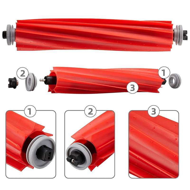 Replacement Roller Brush Side Brushes Hepa Filter for Roborock Q7