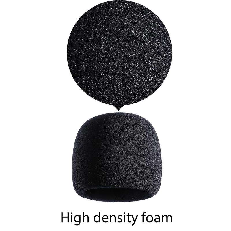 Mic Cover Sponge for Blue Yeti, Yeti Pro Condenser (black, 3 Pack)