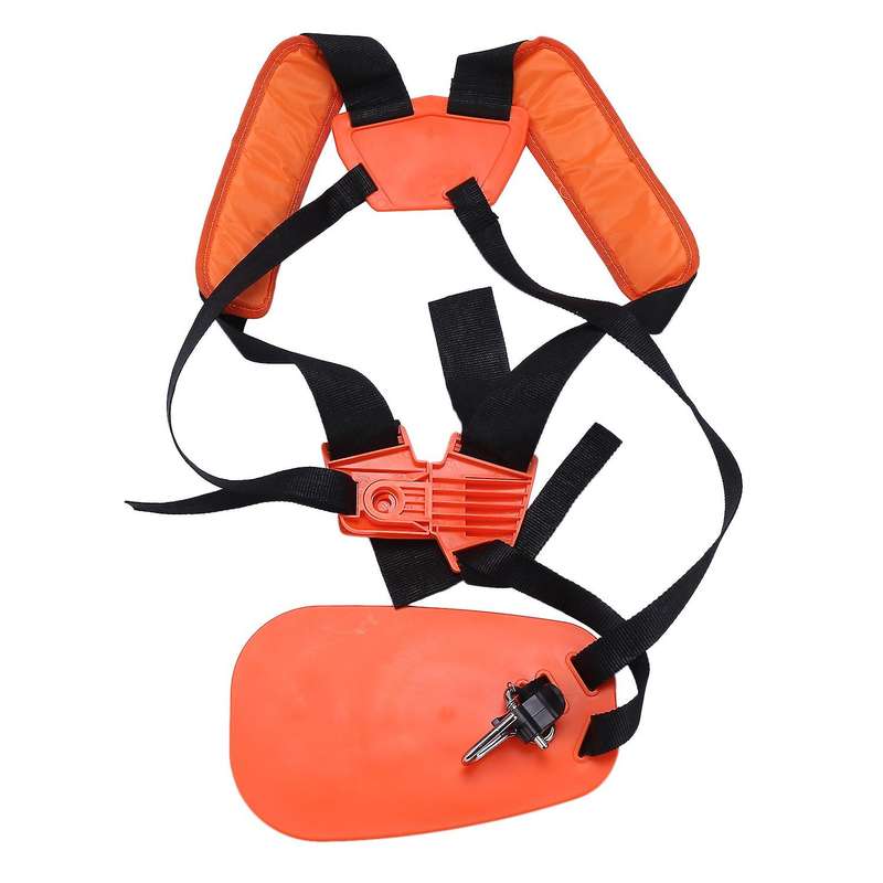 Double Shoulder Strap Grass Trimmer Brush Cutter Harness Belt Yellow
