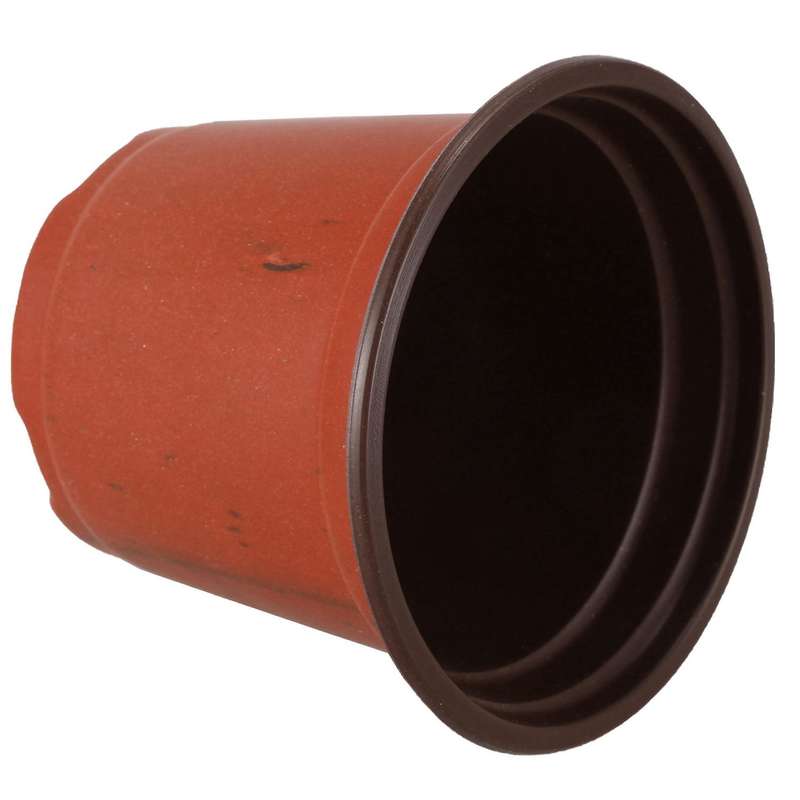 100 Pcs Plastic Plants Pots Container Round Lightweight Washable