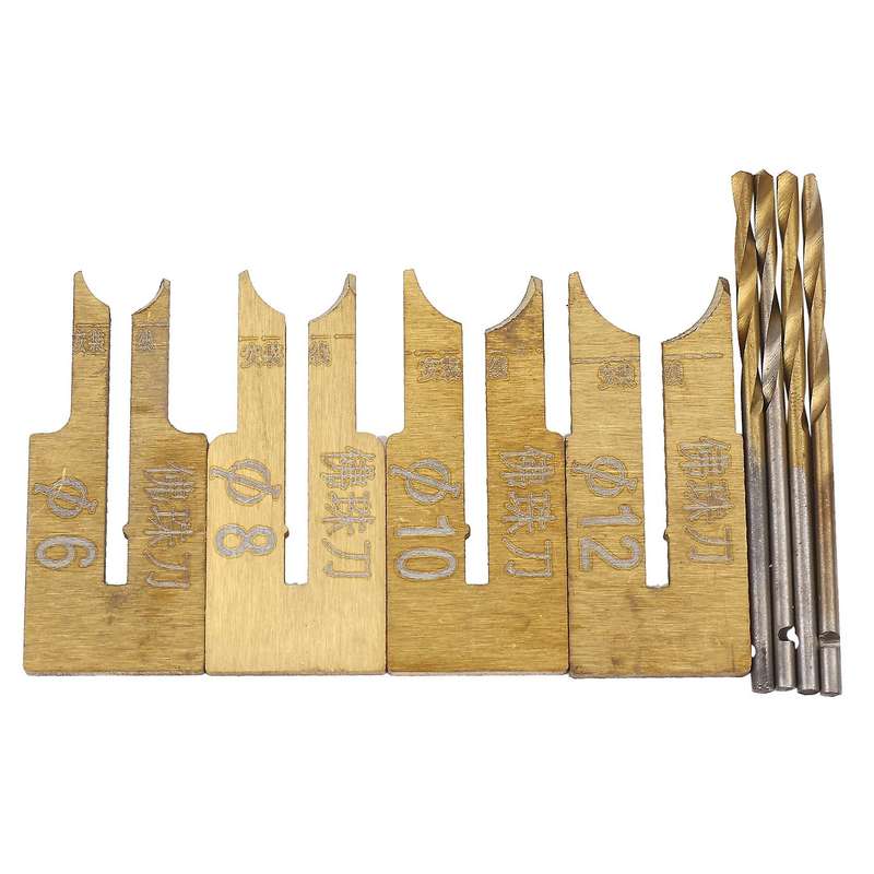 Wooden Beads Drill Bit Ball Milling Cutter Set 24pcs Woodworking Tool