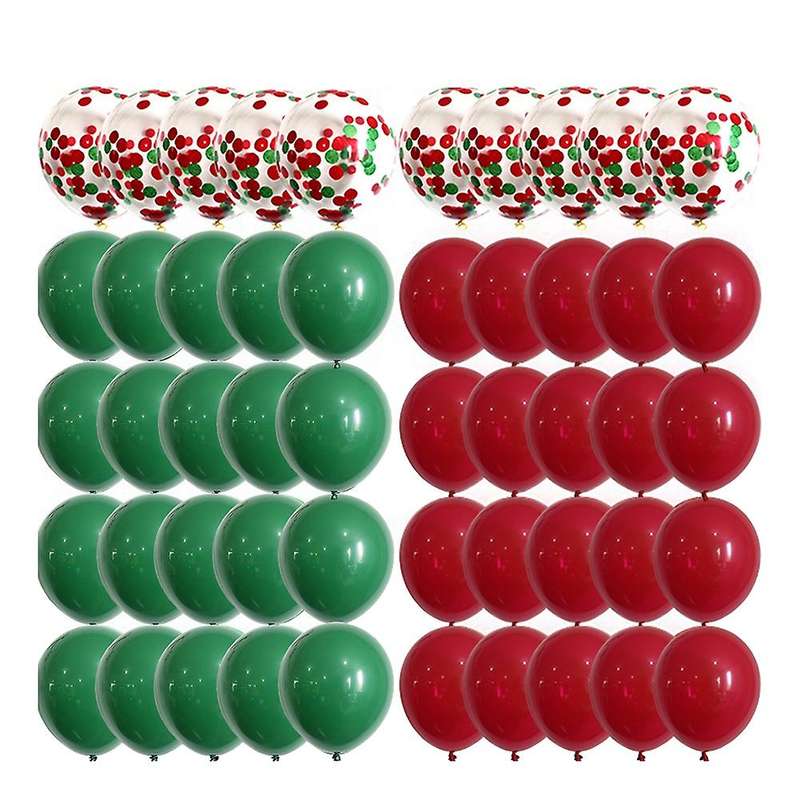 50 Pcs Christmas Latex Balloon 12 Inch Christmas Decorations Balloon