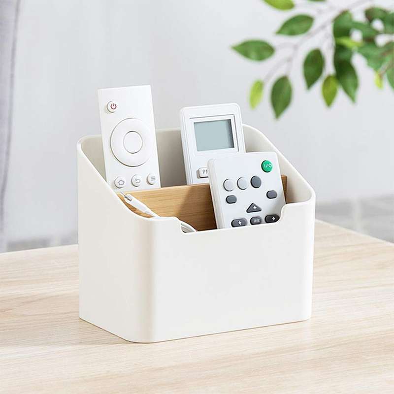 Remote Control Holder Desk Storage Organizer Box Container for Desk