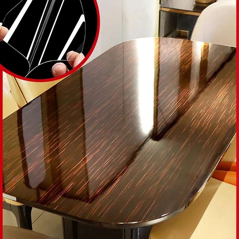 Adhesive Table Protective Film Glossy Clear Protection 40cmx2m